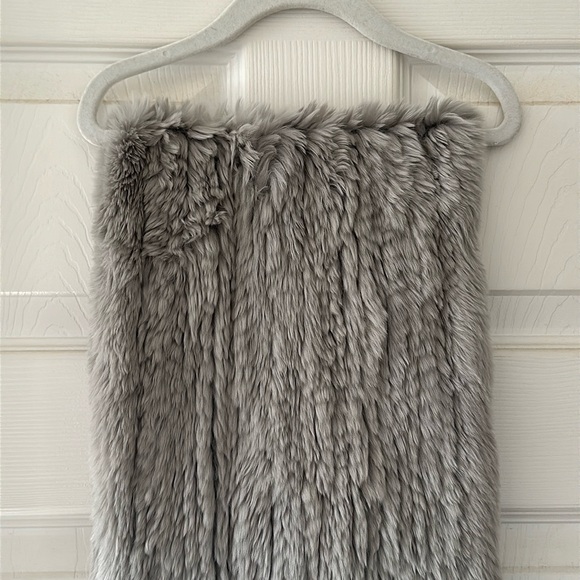 Tory Burch Rabbit Fur Fringe Scarf - Picture 12 of 16